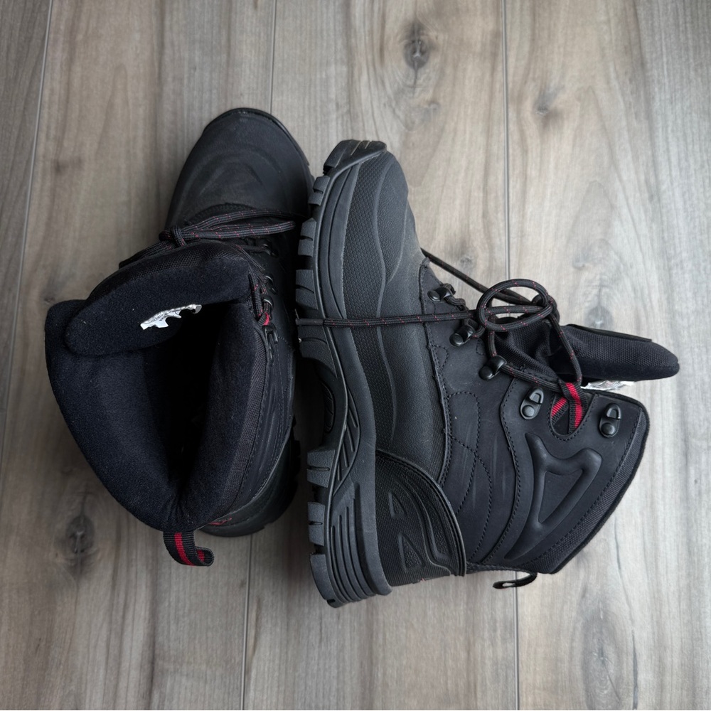 Nortiv 8 Men's Insulated Waterproof Rubber Sole Boots